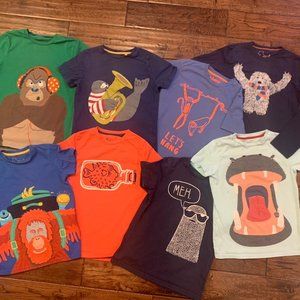 Mini Boden Boys Bundle: 8 T-shirts Size 9-10